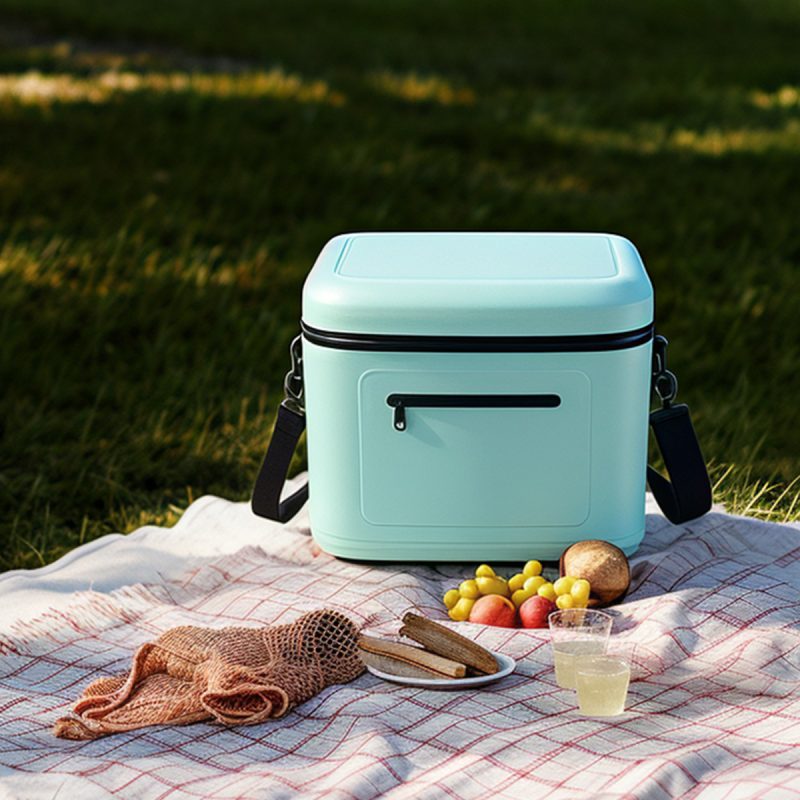 Camping cooler and storage program