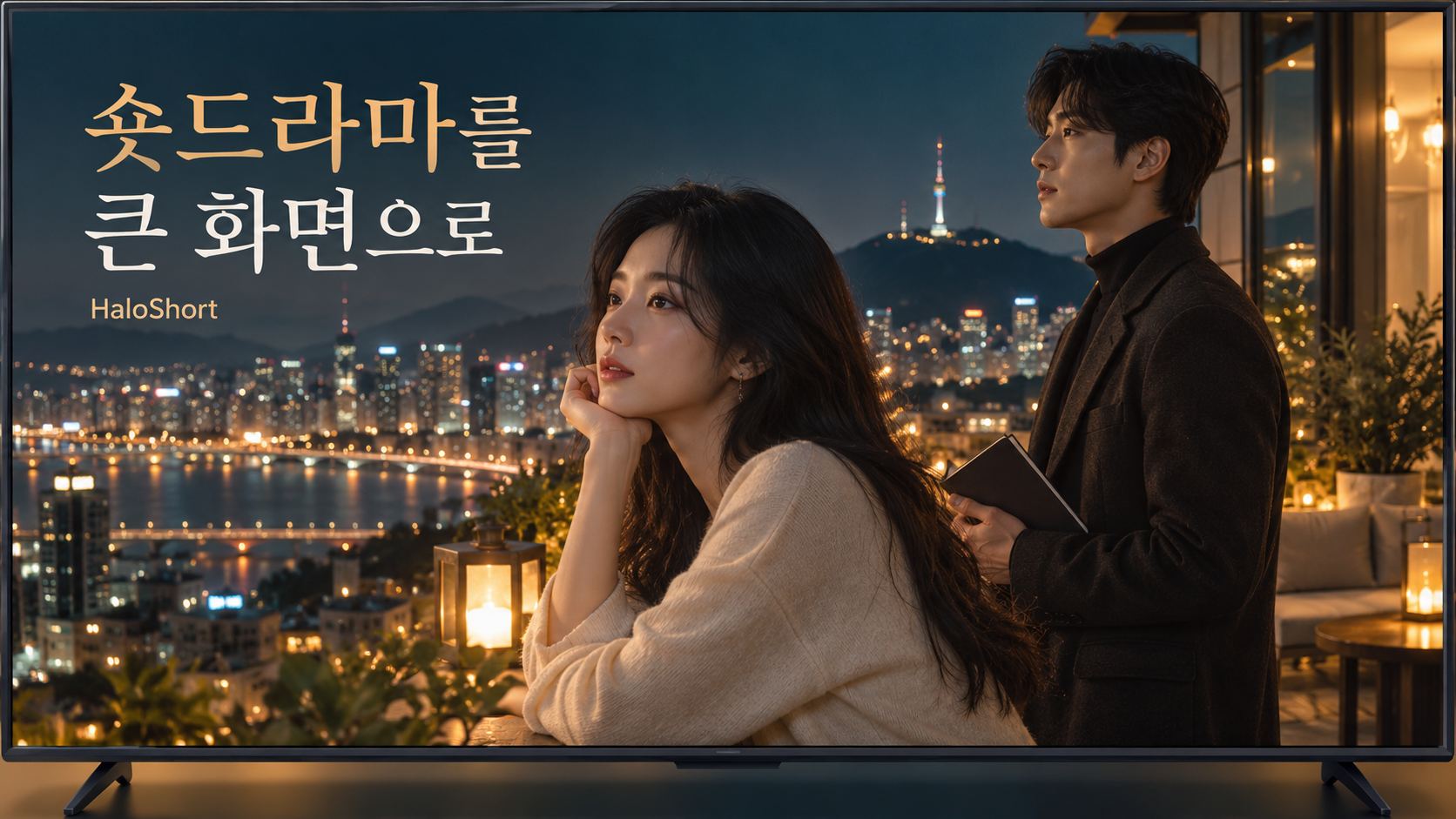 HaloShort TV 단편 드라마 테마 오리지널 콘셉트 일러스트